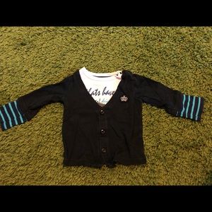 Fake layered boys top